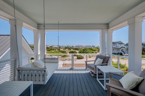 BHI Coastal Retreat: Brand-New 6BR Home, Golf Carts, Club Access, Steps to Sand