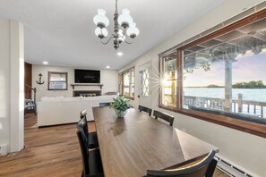 Dining - Lakefront Cottage with Stunning Sunset Views at Indian Lake! (Belle Center)