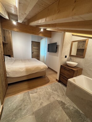 3 bedrooms, WiFi, bed sheets - Chalet atmosphere at Alpaka Lodge - CrestVoland- 6 pers. 80m2 - Espace Diamant (Crest-Voland)