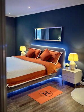 1 室のベッドルーム、WiFi (無料)、ベッドシーツ