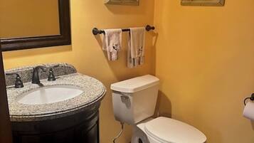 Towels, soap, toilet paper