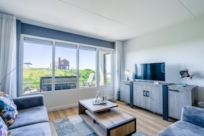 Apartment | Living room - 4 Person Apartment With sea View (De Koog)