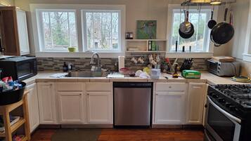 Microwave, oven, stovetop