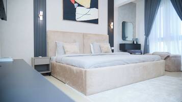 1 habitación, tabla de planchar con plancha, wifi y ropa de cama