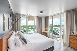 Desk, iron/ironing board, travel crib, free WiFi