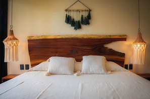1 bedroom, WiFi, bed sheets - Charming boho-chic studio with kitchen and pool (Tulum)