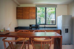 Private kitchen - Charming boho-chic studio with kitchen and pool (Tulum)