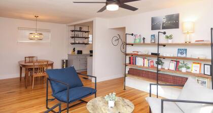 Safe and luxurious home with a garage on quiet street; close to major highways.