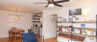 Safe and luxurious home with a garage on quiet street; close to major highways.