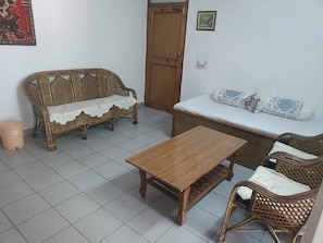 华丽双人房, 山景 | 起居区