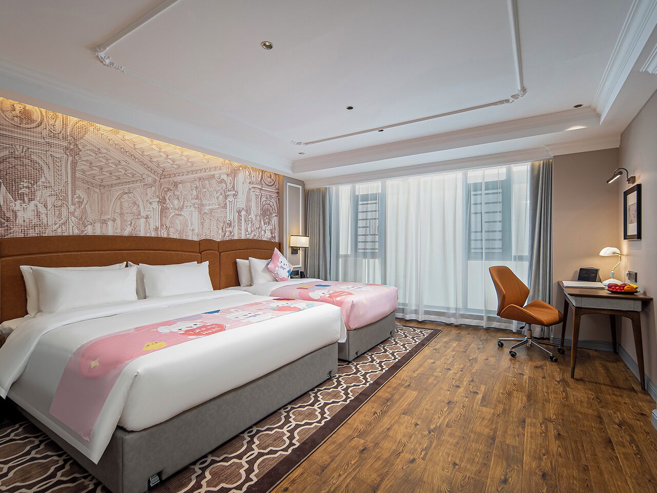 Family Room | Minibar, bed sheets