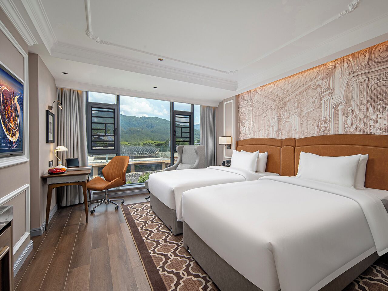 Elite Twin Room | Minibar, bed sheets