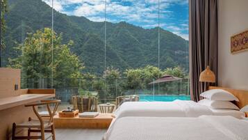 Seasonal outdoor pool