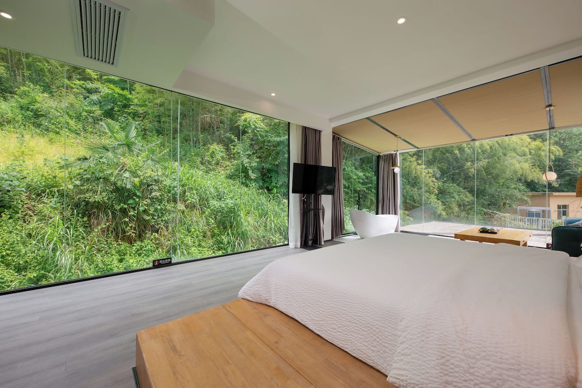 Quarto quádruplo família | Roupas de cama premium, frigobar, Wi-Fi de cortesia, roupa de cama