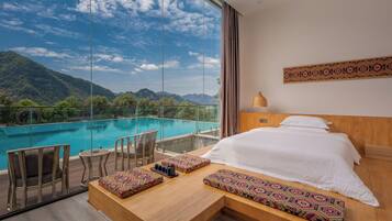 Panoramic Twin Room | Premium bedding, minibar, free WiFi, bed sheets