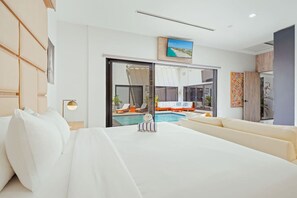 5 bedrooms, in-room safe, desk, iron/ironing board - NEW LUX 5 Bed 5 Bath Pool Near To Beach By Bocobay (Noord)
