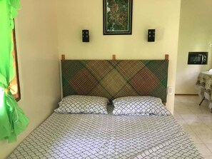 Chambre, 1 chambre, balcon, vue jardin