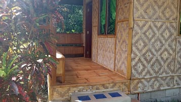 Rom, 1 soverom, balkong, hageutsikt | Terrasse/patio