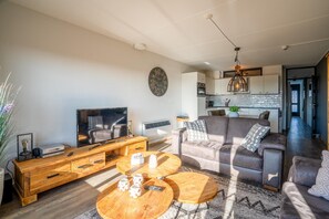 Apartment | Living room - 4-person Apartment With Island-sea View (De Koog)