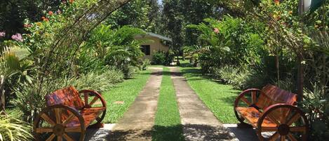 Rom, 1 soverom, tilgjengelighetstilpasset, hageutsikt | Hage