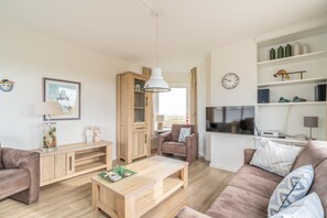 Apartment | Living room - 4-person Apartment With Island View (De Koog)
