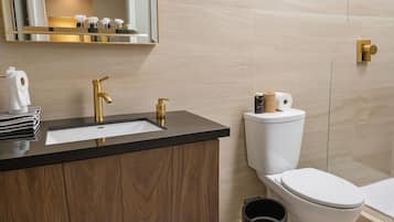 Doccia, asciugacapelli, asciugamani, sapone