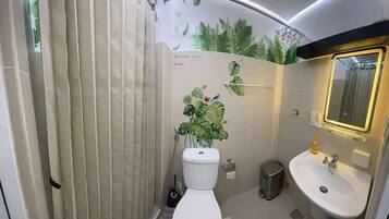 SĂšche-cheveux, serviettes fournies, savon, papier toilette