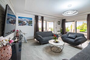 Villa | Living area | Fireplace - MY Dalmatia - Luxury Villa Burra (Stankovci)