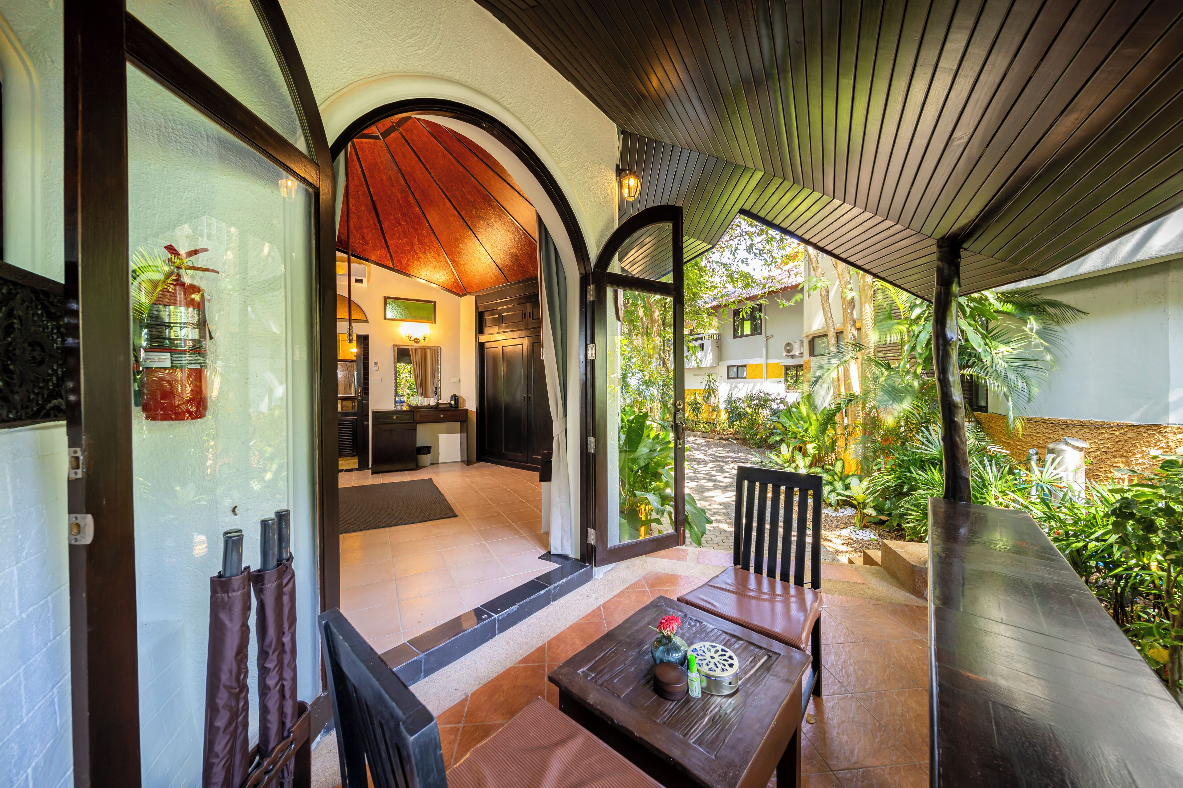 Fachada de la propiedad