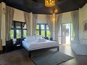 Cottage Deluks, balkon, pemandangan laut terbatas | Fasilitas kamar