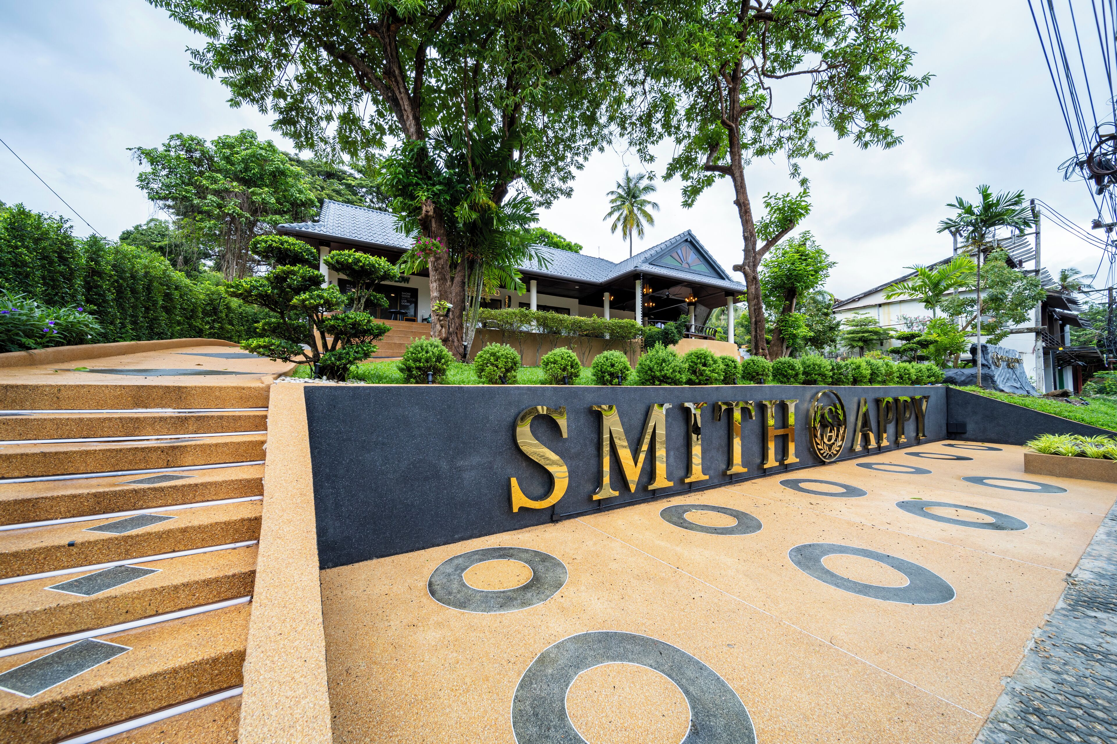 Voorkant van accommodatie