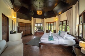 Cottage Deluxe, balcon, vue partielle sur la mer