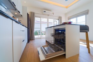 Villa, 3 Bedrooms, Private Pool, Pool View | Private kitchen | Toaster - New Modern 3 Bedroom Pool Villa MB3 (Hua Hin)