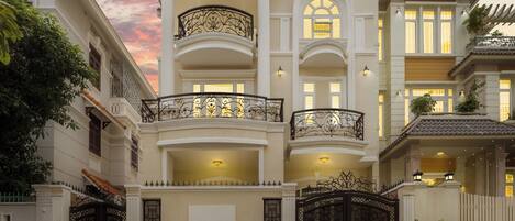 Voorkant van accommodatie