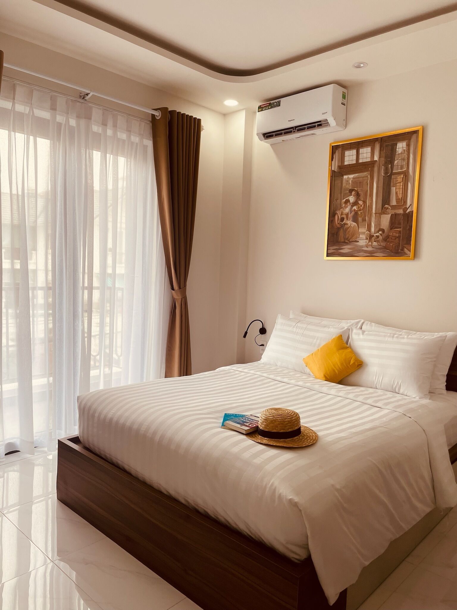 Estúdio executivo | Frigobar, quartos à prova de som, ferros/tábuas de passar roupa