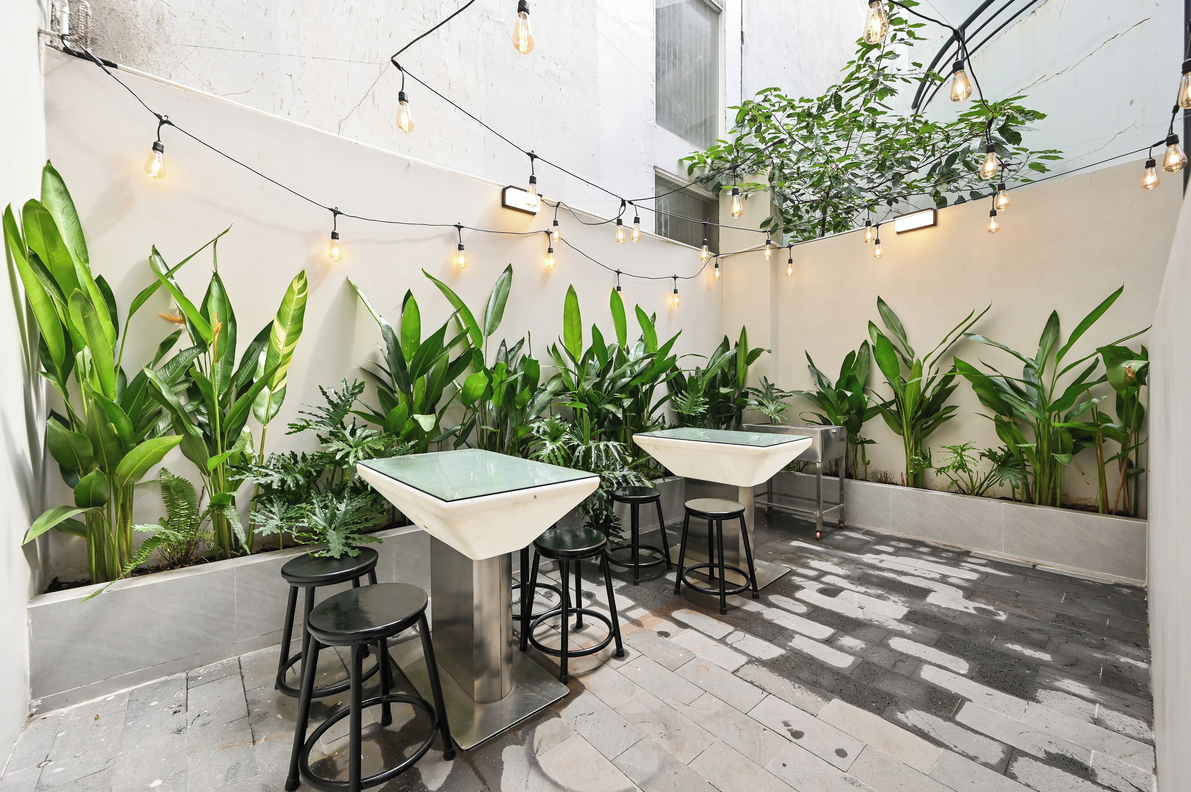 Studio, 1 keskisuuri parisänky, näköala pihalle | Grillaus-/piknikalue