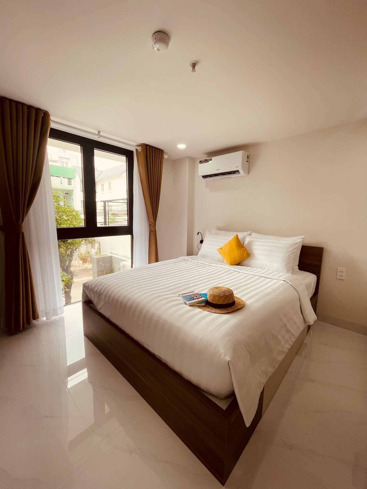 Estúdio luxo | Frigobar, quartos à prova de som, ferros/tábuas de passar roupa