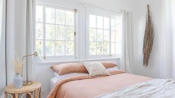 4 bedrooms, iron/ironing board, travel crib, WiFi