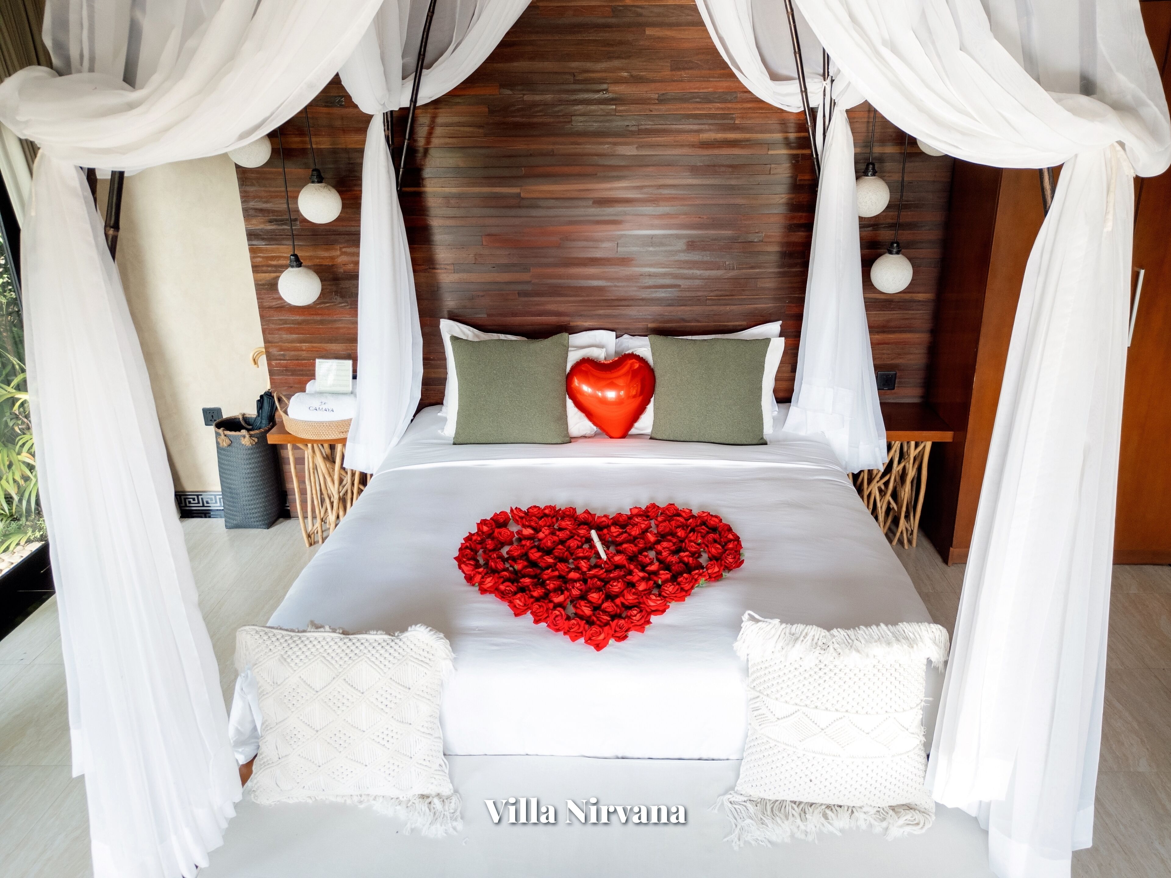 Villa Nirvana | Seprai katun Mesir, seprai premium, brankas, dan setrika/meja setrika