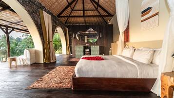 Sayang House with pool | Seprai katun Mesir, seprai premium, brankas, dan setrika/meja setrika