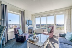 Apartment | Living room - 4-person Apartment With Island-sea View (De Koog)