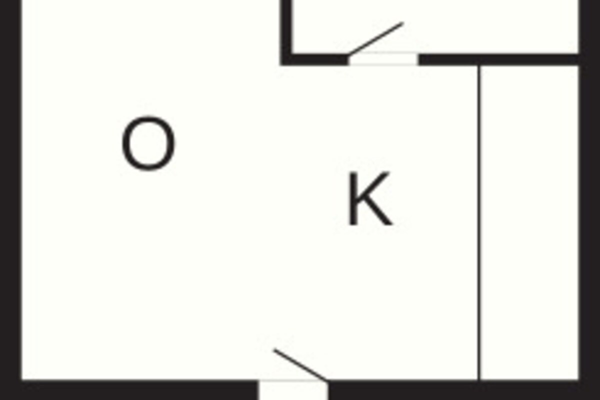컴포트 하우스, 침실 1개 | 평면도