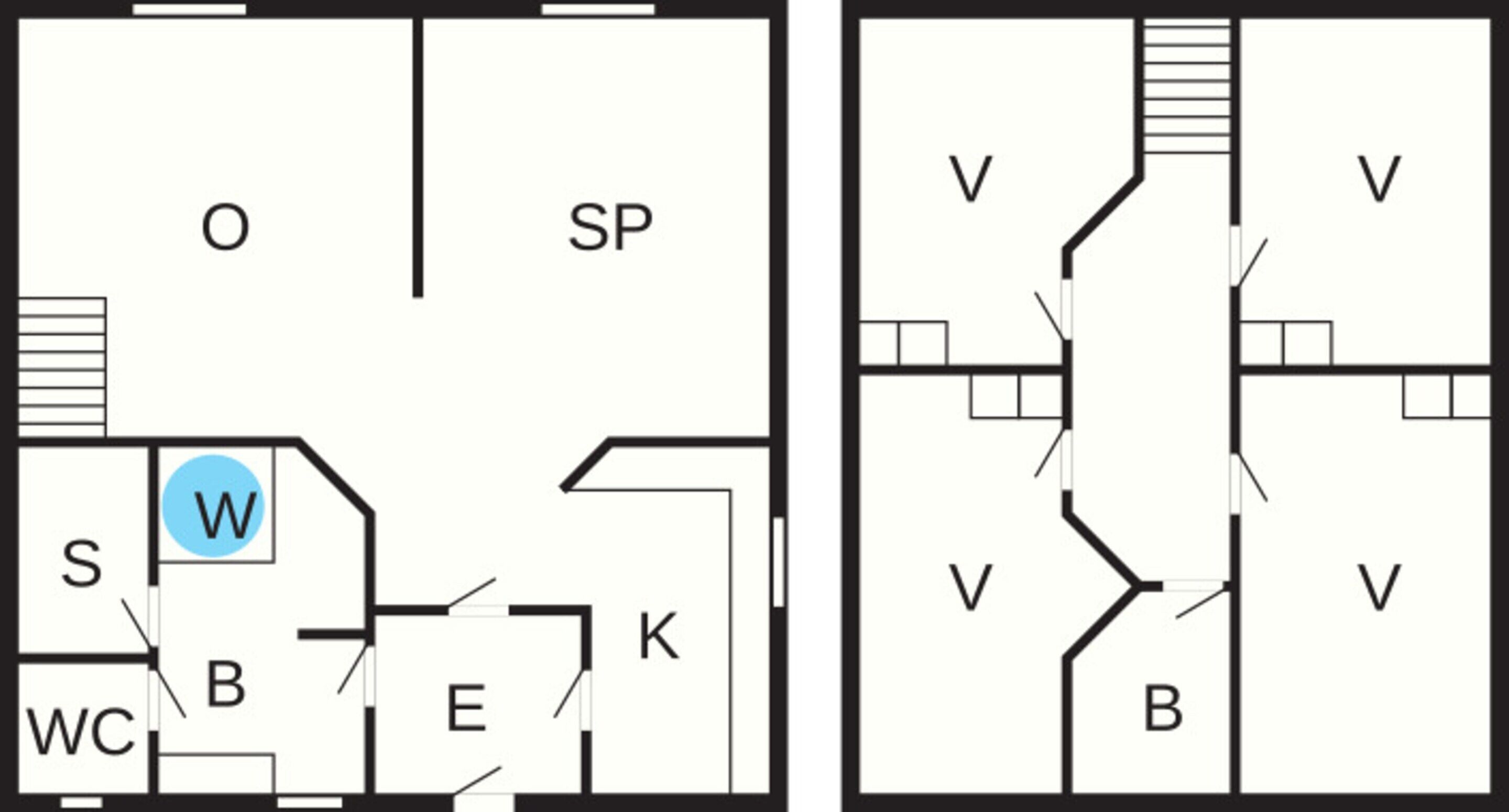 Rumah Romantis, 5 kamar tidur | Denah
