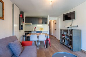 TV - Belmont 2 : Appartement au centre village, 300 m des pistes (LA CLUSAZ)