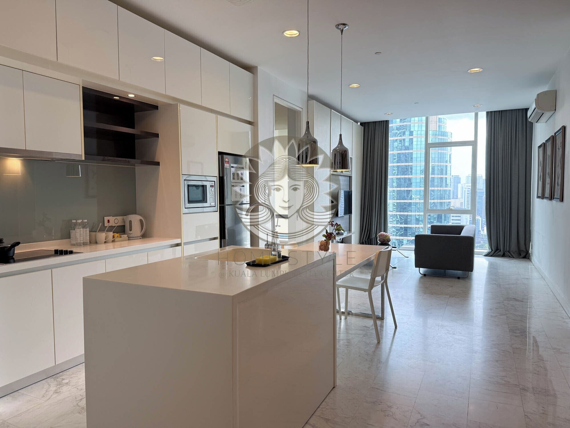 尊貴公寓, 2 間臥室 | 客廳