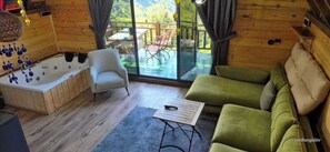 Bungalow Deluks, patio, pemandangan lembah | Area keluarga