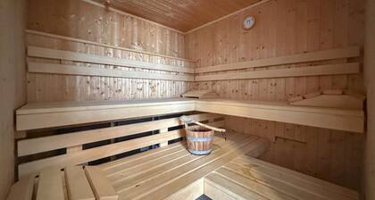 Group house with common room and sauna