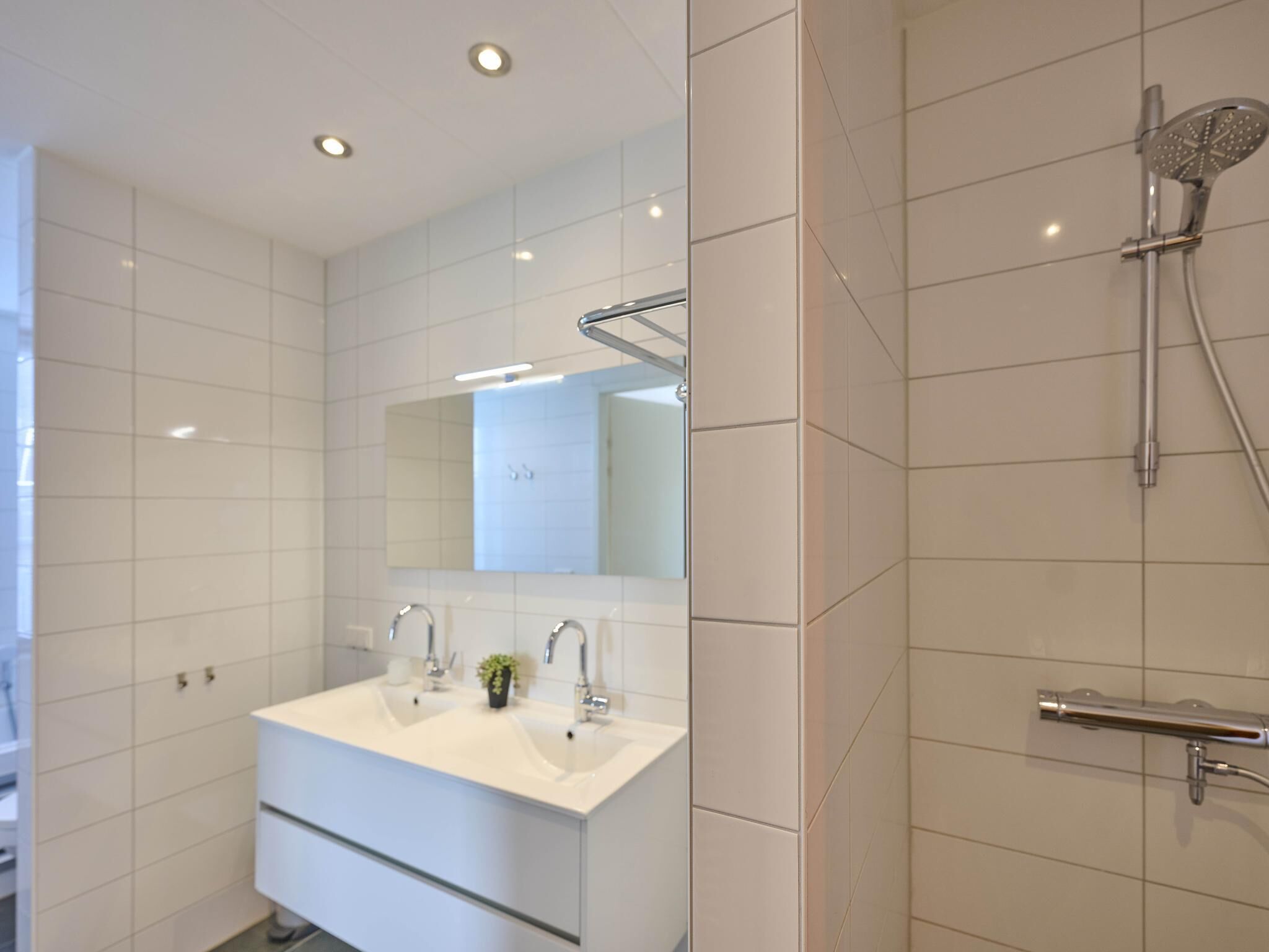 Een douche, een haardroger