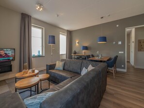 TV, stereo - Luxury stay with sauna, spa-bath near the beach (Colijnsplaat)