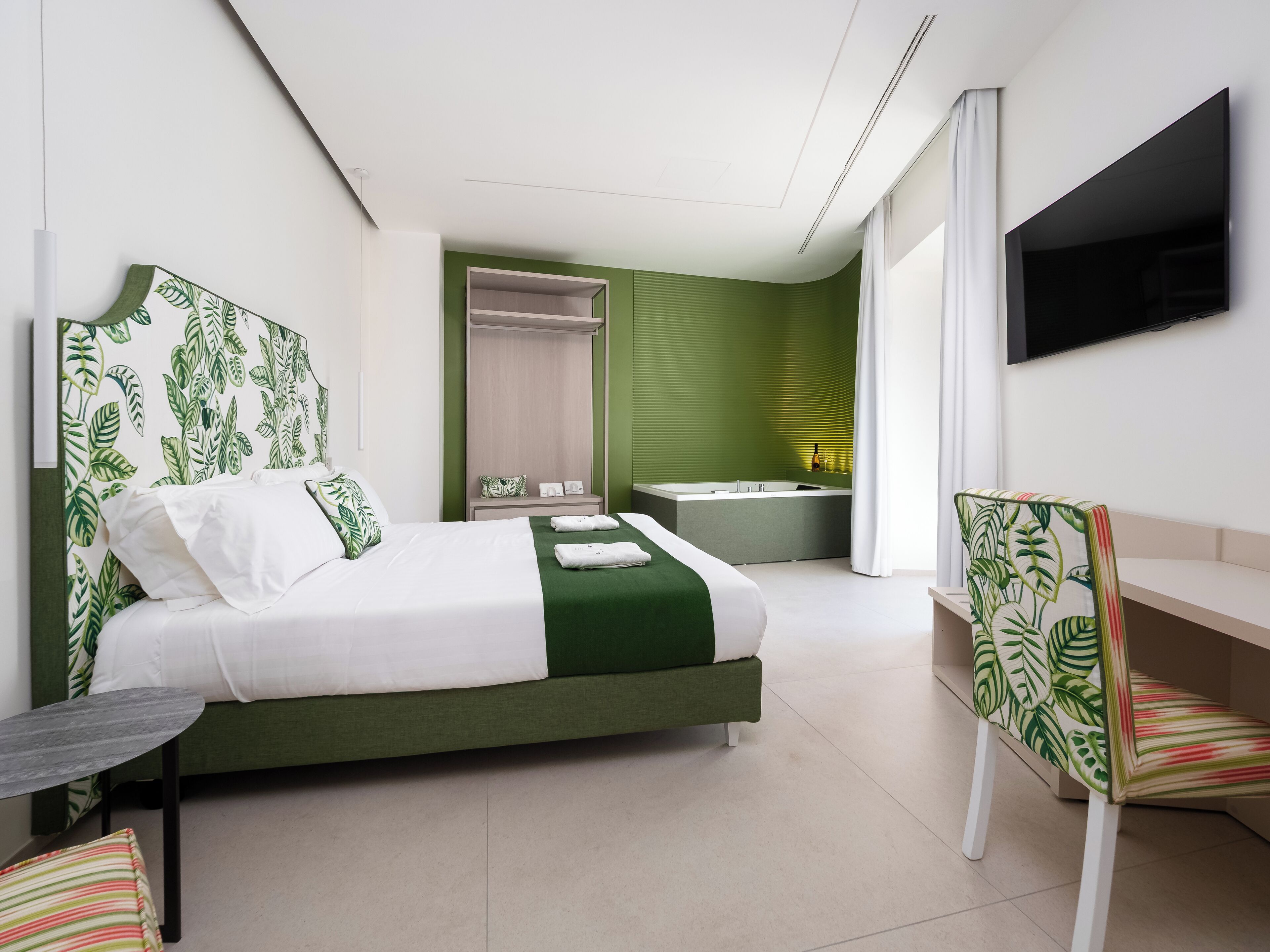 Luxury Suite, Balcony, City View | Desk, laptop workspace, free WiFi